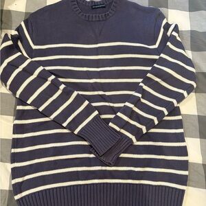 Striped Blue and White Brandy Melville Sweater